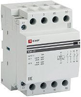 Контактор модульный EKF PROxima КМ 3п 2НО+2НЗ 20А 230В АС картинка